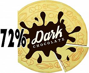 Dark Kakao, 72% - lázeňské oplatky