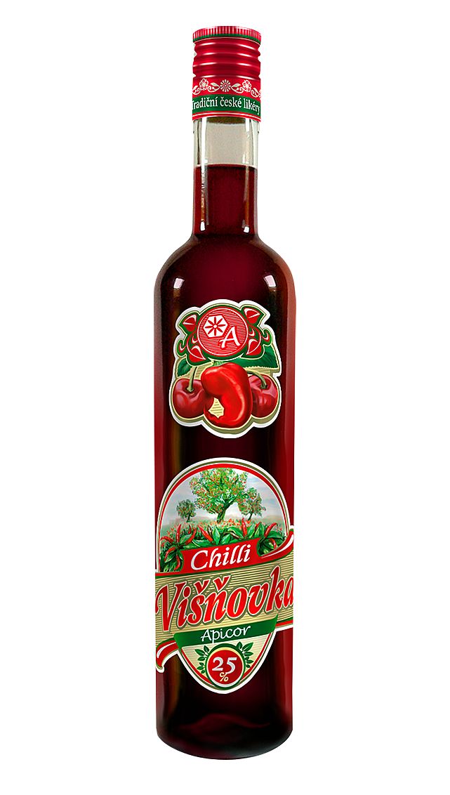 Likér - Chilli Višňovka, 0,5l