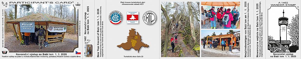 TV  A-1462, Novoroční výstup na Babí lom 1.1.2025