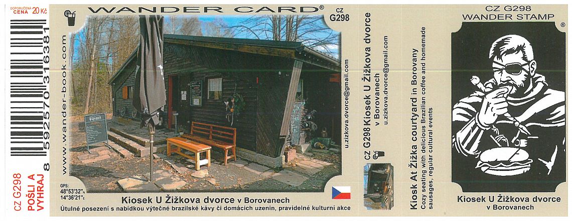 TV G-298, Kiosek U Žižkova dvorce