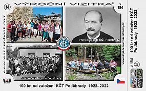 TV V-184, 100 let od založení KČT Poděbrady 1922–2022
