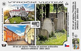 TV  V-235, 20 let od zápisu Třebíče na seznam světového dědictví UNESCO  2003–2023