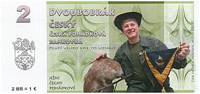 Bankovka, 2 Dvoubobrák český, ČPA